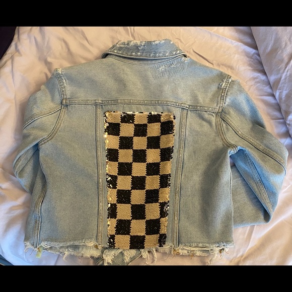 Off-White Virgil abloh main label checkered sequin - Picture 10 of 10